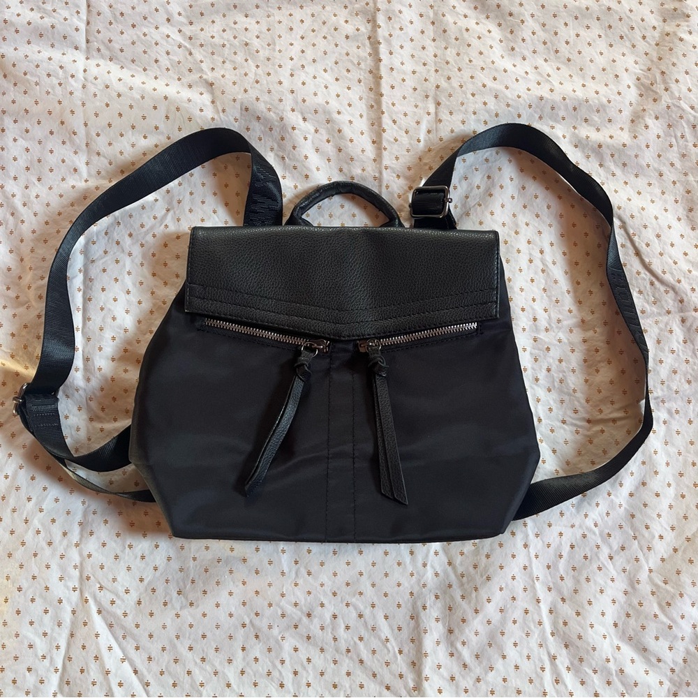 NWOT Botkier New York Black Nylon Mini Backpack